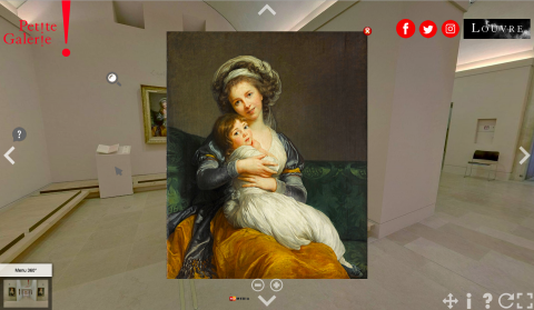 Foto: Kuvatõmmis Prantsusmaa Louvre kunstimuuseumi virtuaaltuurilt